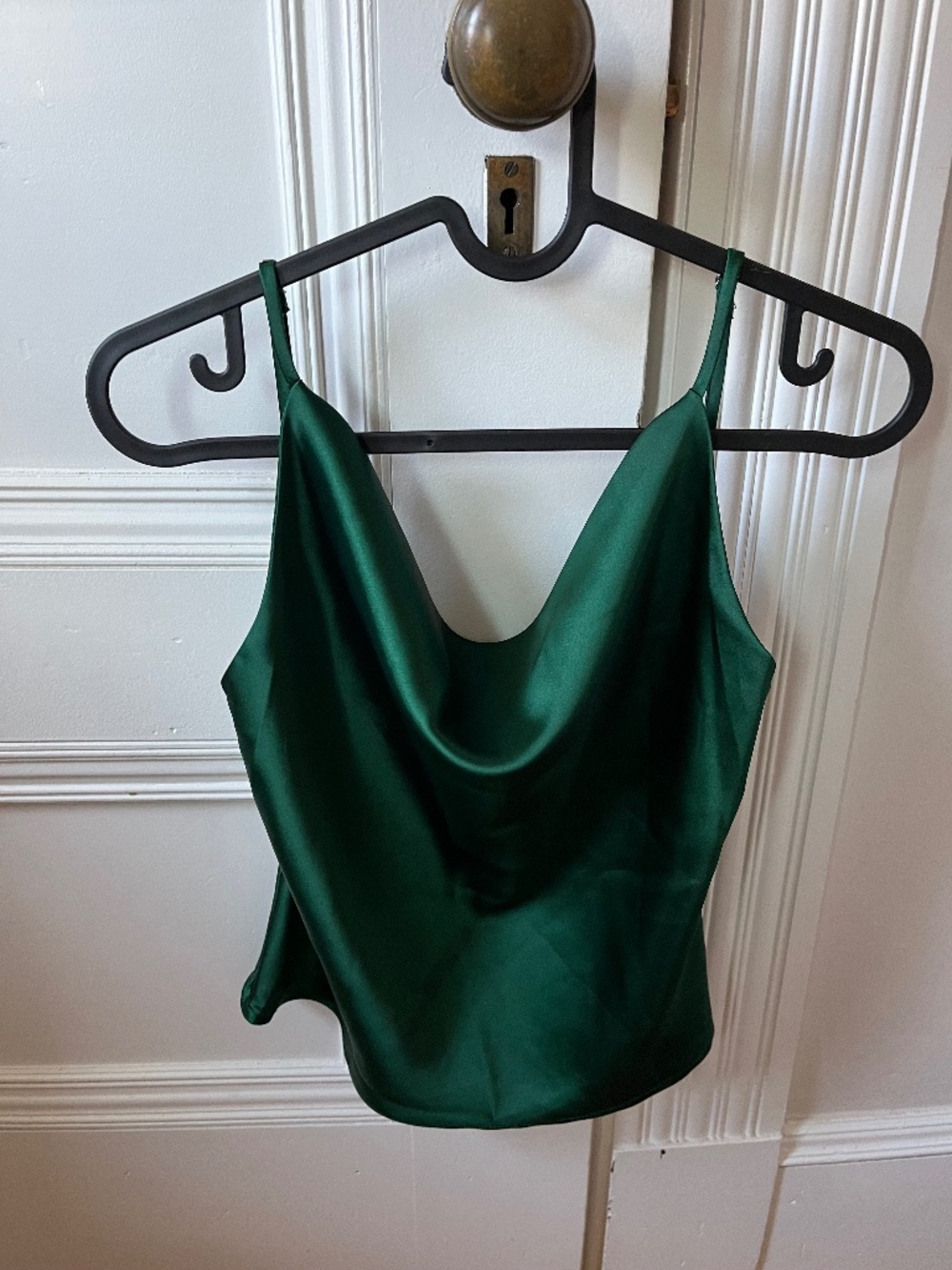 NWOT Green silk Princess Polly going out top Size 2